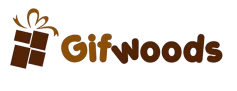 Gifwoods handcrafted wooden gifts logo
